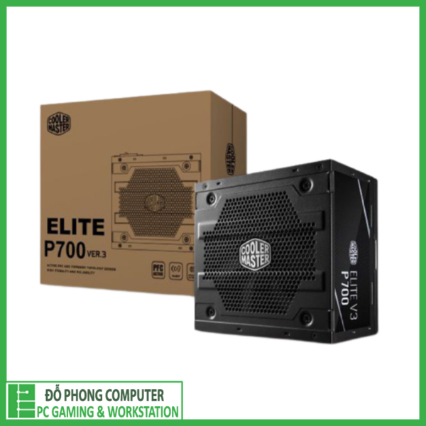 Nguon may tinh Cooler Master Elite V3 230V PC700 700W Mau Den new