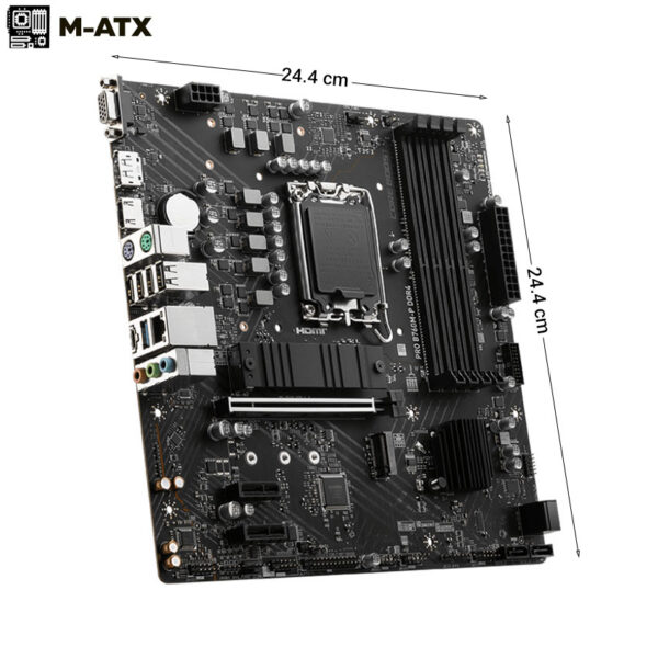 69775 mainboard msi pro b760m p ddr4 1