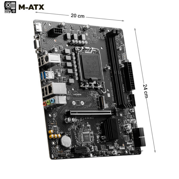 69777 mainboard msi pro b760m e ddr4 5