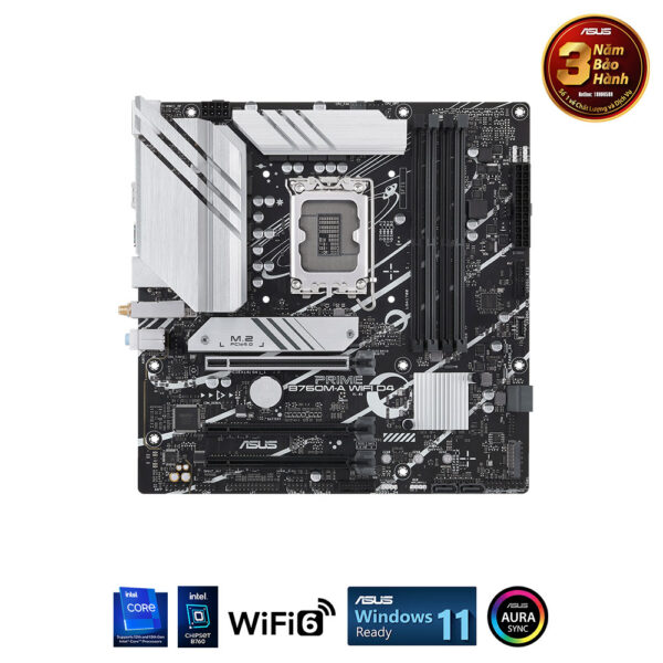 69819 mainboard asus prime b760m a wifi d4 2