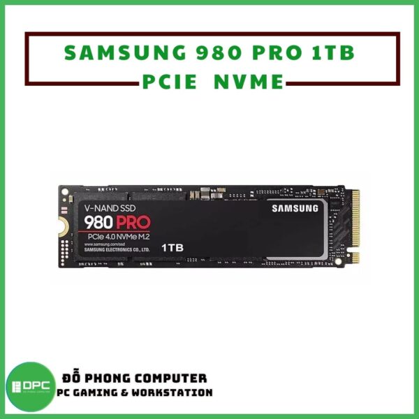 Samsung 980 Pro 1TB PCIe Gen 4.0 x4 NVMe