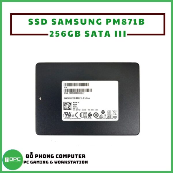 Samsung PM871B 256GB SATA III