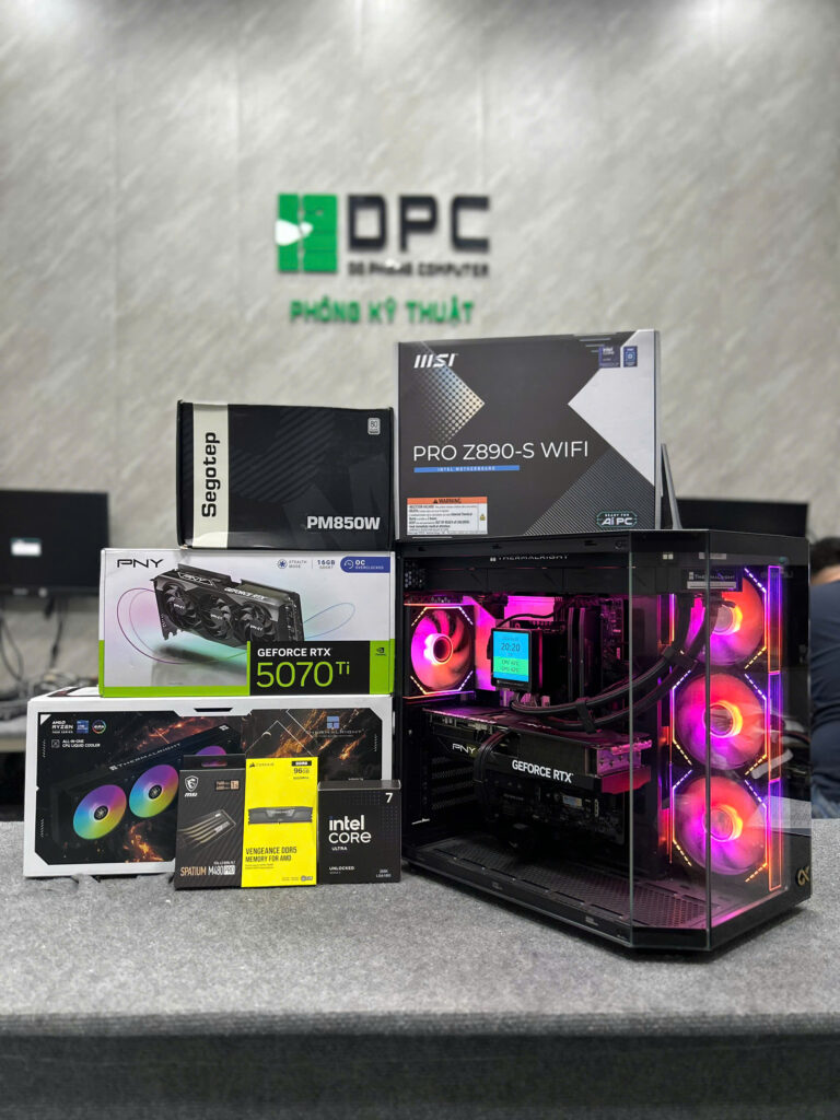  CORE ULTRA 7 265K - 96GB - NVIDIA RTX 5070TI 16GB 